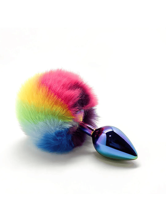 Plug Anal Metálico Multicolor Wooomy Filippi 3