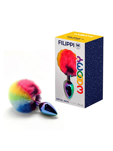 Plug Anal Metálico Multicolor Wooomy Filippi 4