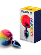 Plug Anal Metálico Multicolor Wooomy Filippi - Miniatura 4