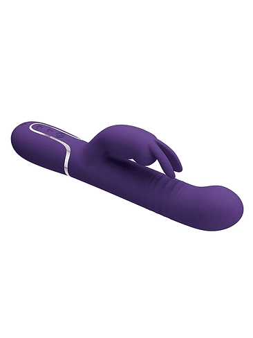 Vibrador Conejo con Empuje y Perlas Vibratorias Giratorias 2
