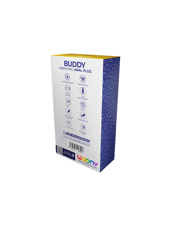 Plug Anal Vibrador Wooomy Buddy 7