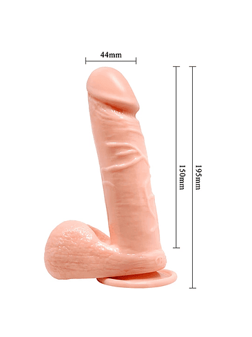 Dildo Brave Man PVC base de succión 2