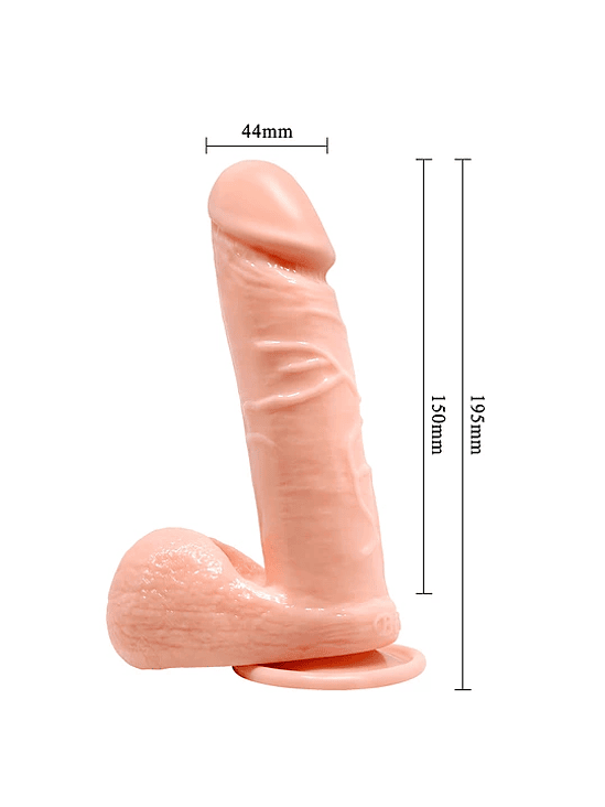 Dildo Brave Man PVC base de succión 2