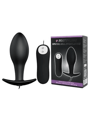 Vibrador Plug Anal c/Control 2
