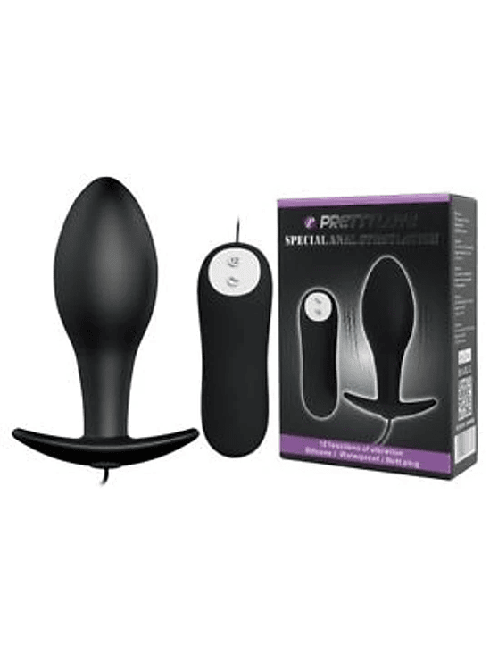 Vibrador Plug Anal c/Control 2