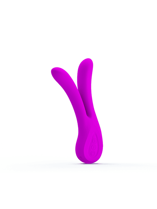 Vibrador Pretty Love Ulysses Dual Fucsia 2