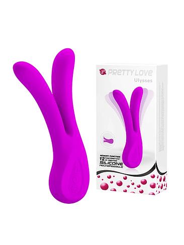 Vibrador Pretty Love Ulysses Dual Fucsia 3