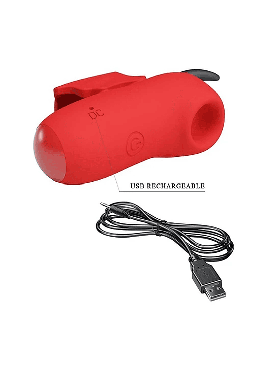 Vibrador de Dedo con Succión y Electroestimulación 6