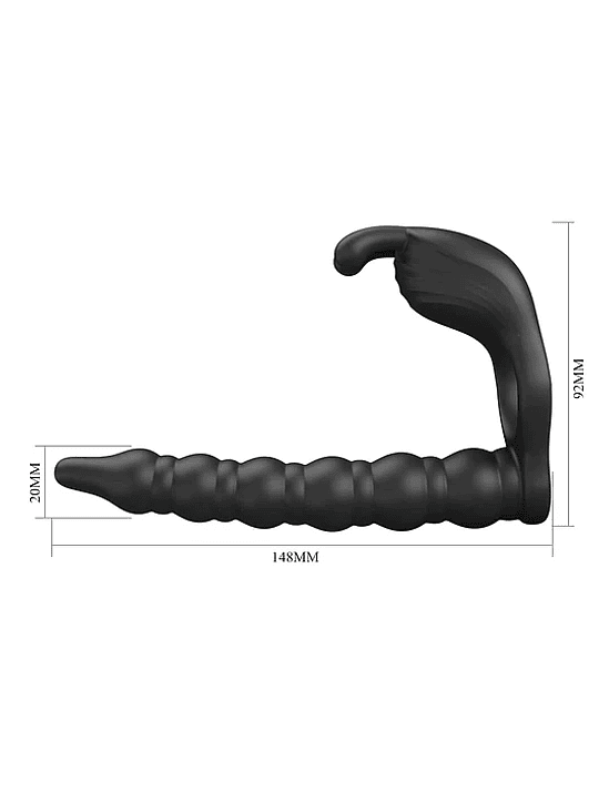 Anillo Vibrador Doble Penetración BLACKNEY 1