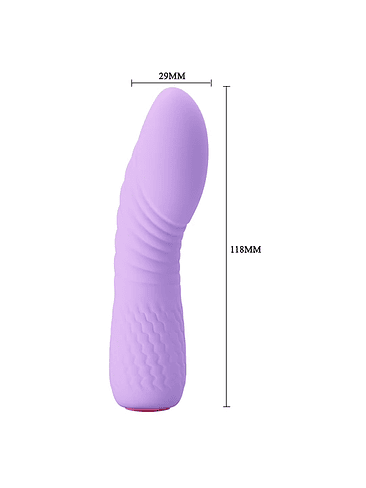 Abner Vibrador Pequeño Recargable (ROSADO) 2