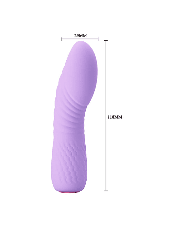 Abner Vibrador Pequeño Recargable (ROSADO) 2