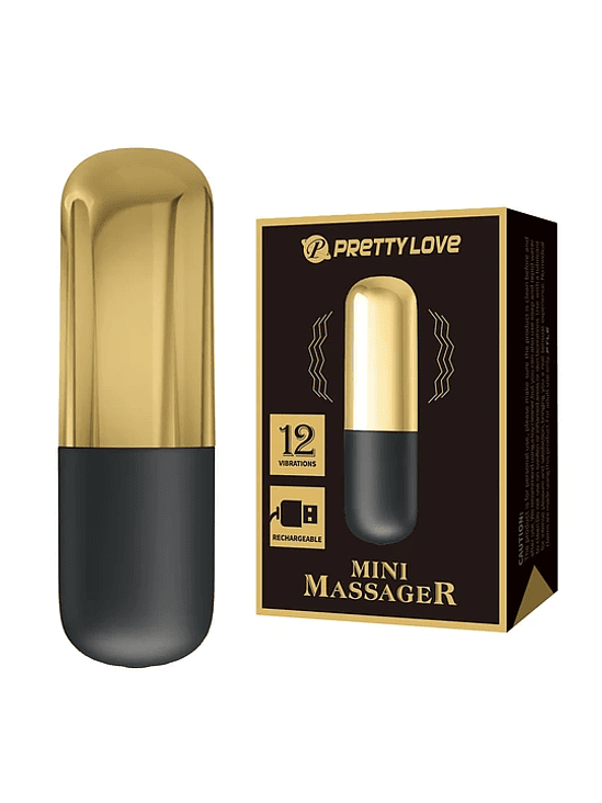 Bala Vibradora Mini Massager Recargable 3