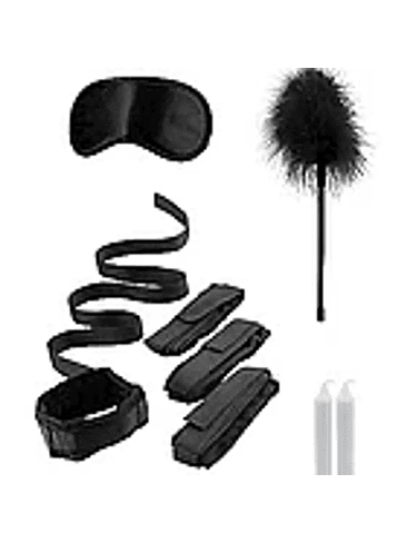 Kit de Amarras para la Cama Negro 1