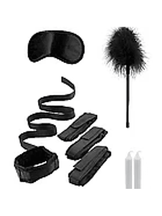 Kit de Amarras para la Cama Negro 1