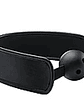 Mordaza Negra en Cuero y Goma - Miniatura 1