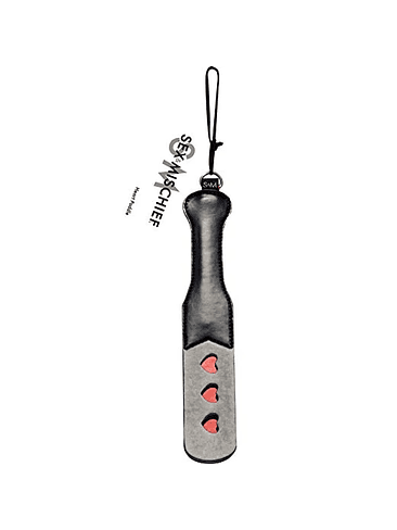 Palmeta Corazones Negro / Rojo 1