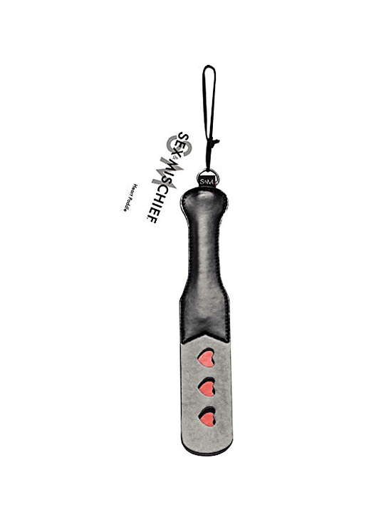 Palmeta Corazones Negro / Rojo 1