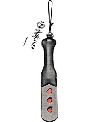 Palmeta Corazones Negro / Rojo