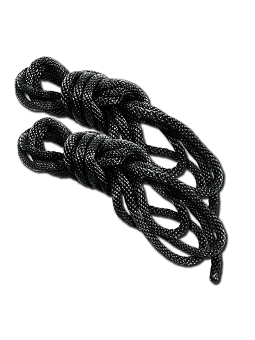 Cuerdas para amarrar negras 1