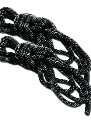 Cuerdas para amarrar negras