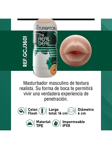 Masturbador Boca Super Realista ALIVE 4