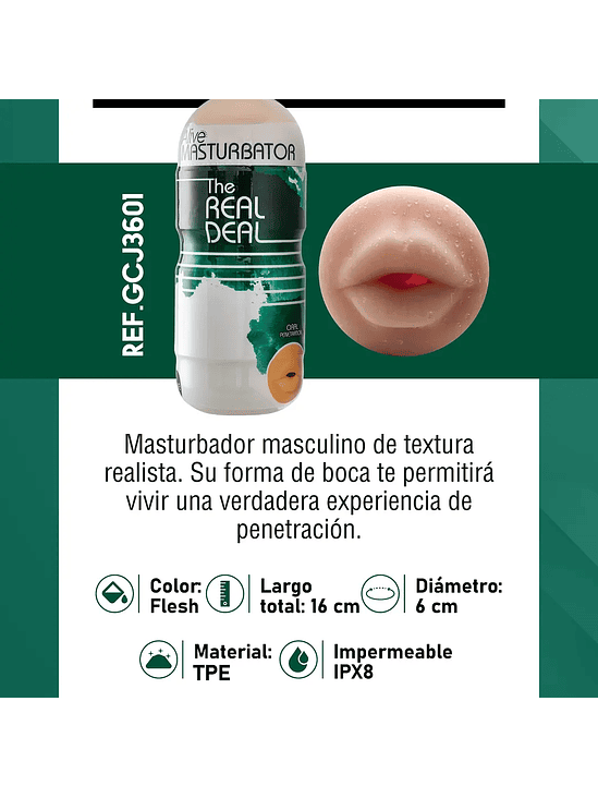Masturbador Boca Super Realista ALIVE 4