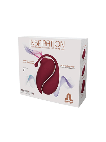 Succionador y Huevo Vibrador Inspiration 6