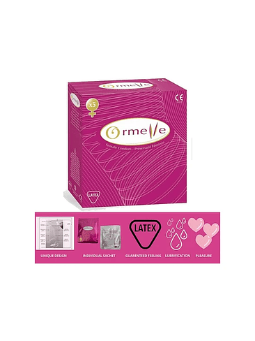 Condón Femenino de Látex Ormelle ( 1 Unidad ) 1