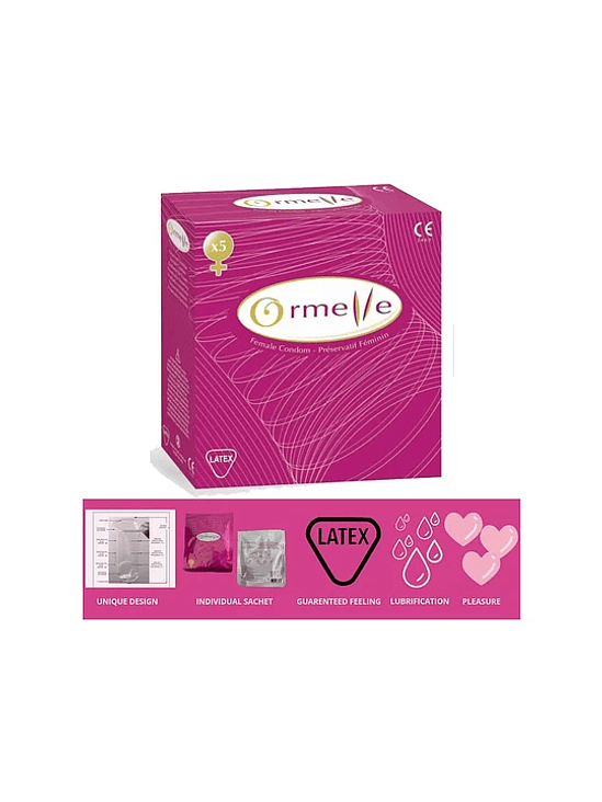 Condón Femenino de Látex Ormelle ( 1 Unidad ) 1