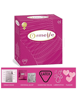 Condón Femenino de Látex Ormelle ( 1 Unidad )