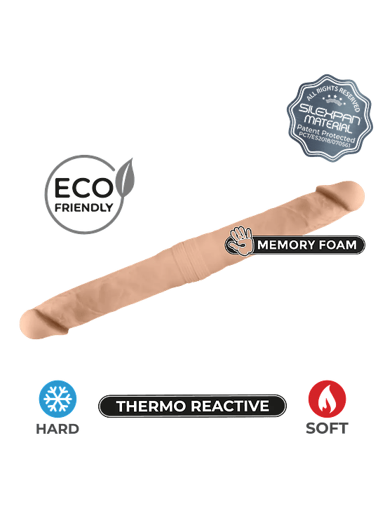 Dildo Dos Extremos SilexD 38,5 cms 3