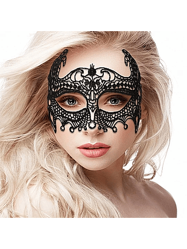 Máscara de Encaje Negra Emperatriz 1
