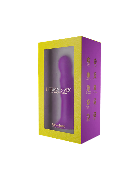Dildo Vibrador Hitsens 3 Vibe Purple Recargable 3