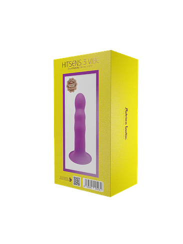 Dildo Vibrador Hitsens 3 Vibe Purple Recargable 4