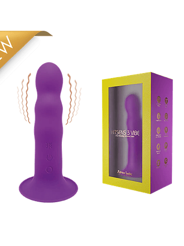Dildo Vibrador Hitsens 3 Vibe Purple Recargable 6