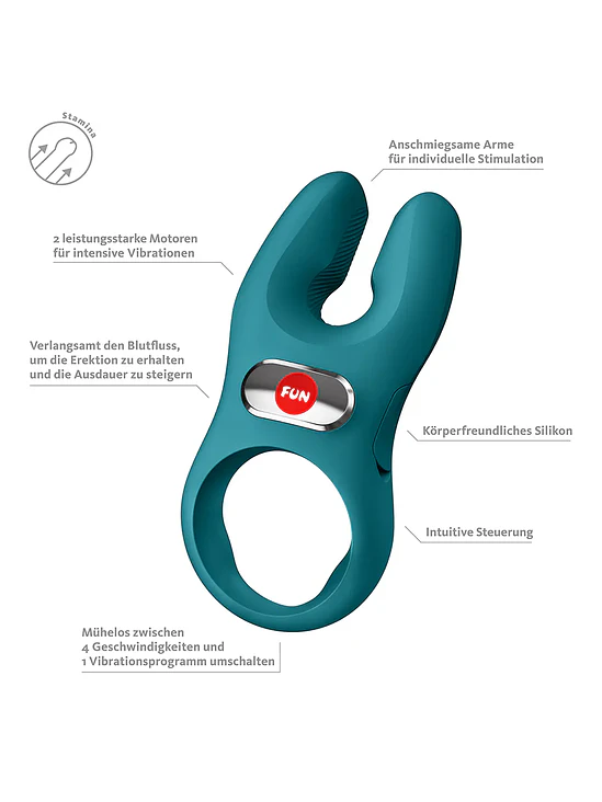 Anillo Vibrador Fun Factory NOS PRO 3