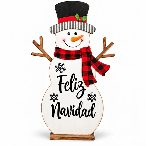 muñeco de nieve grande