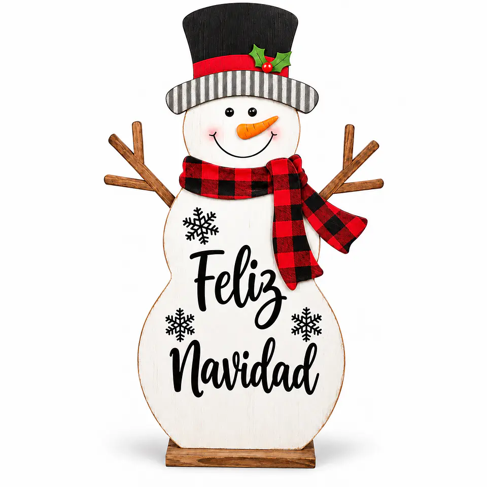 muñeco de nieve grande 1