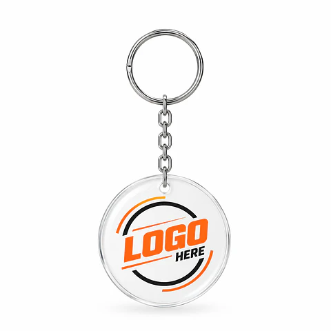 Llavero Acrílico Circular Personalizado