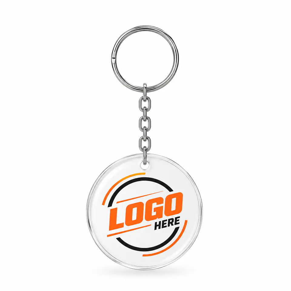 Llavero Acrílico Circular Personalizado 1
