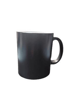 Caneca Mágica Preta Personalizada