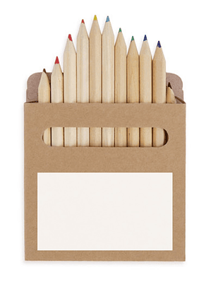 Caixinha 12 Lápis de Cor Personalizada