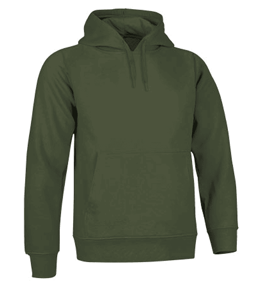 Sweat Kanguru c/ Capuz Personalizada - Verde Militar