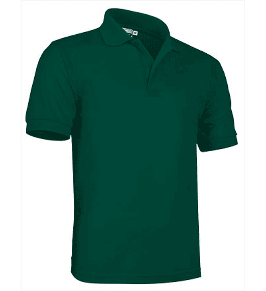 Polo Manga Curta Algodão Personalizado Kids - Verde Escuro