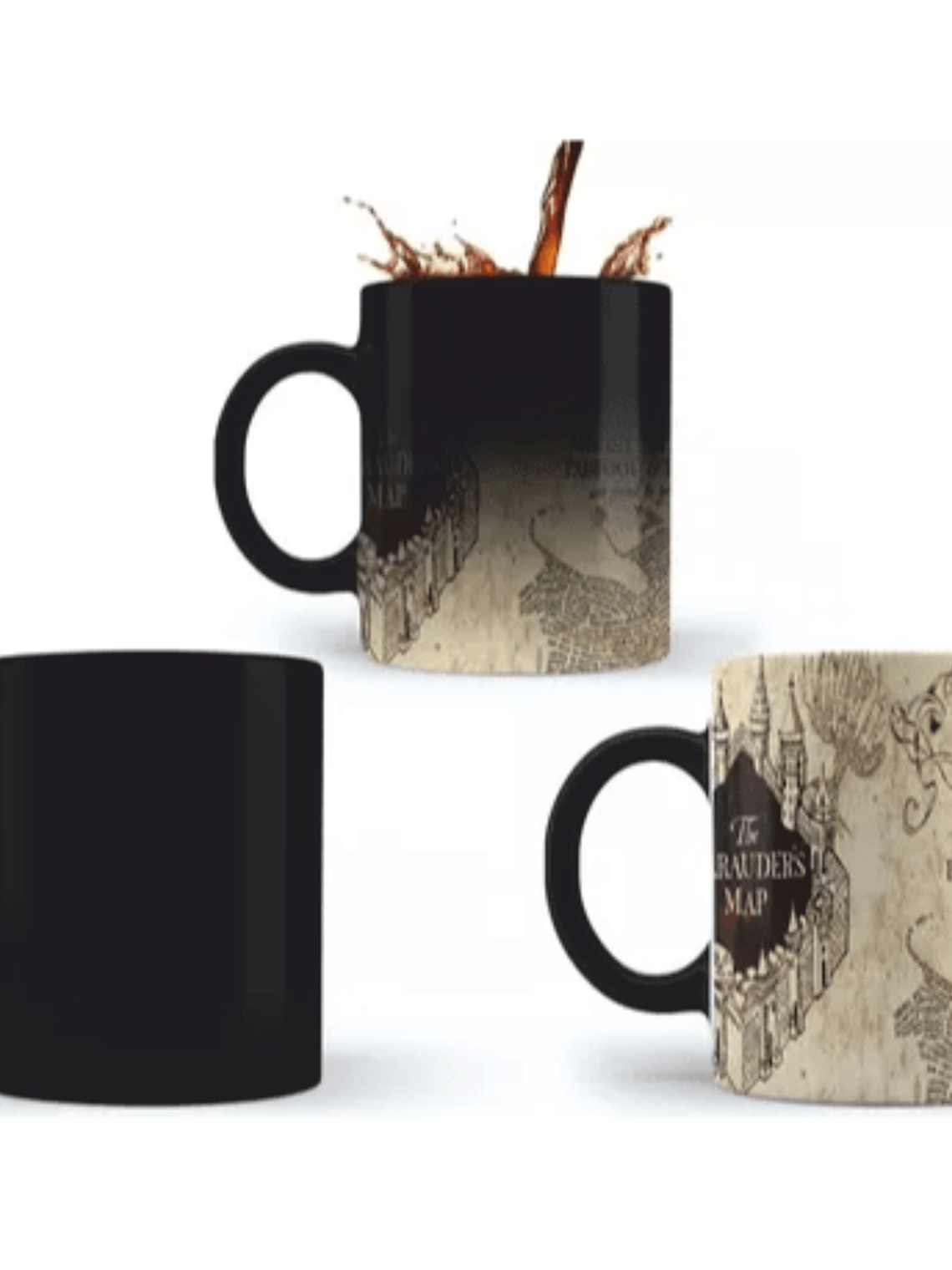 Caneca Mágica Preta Personalizada 2