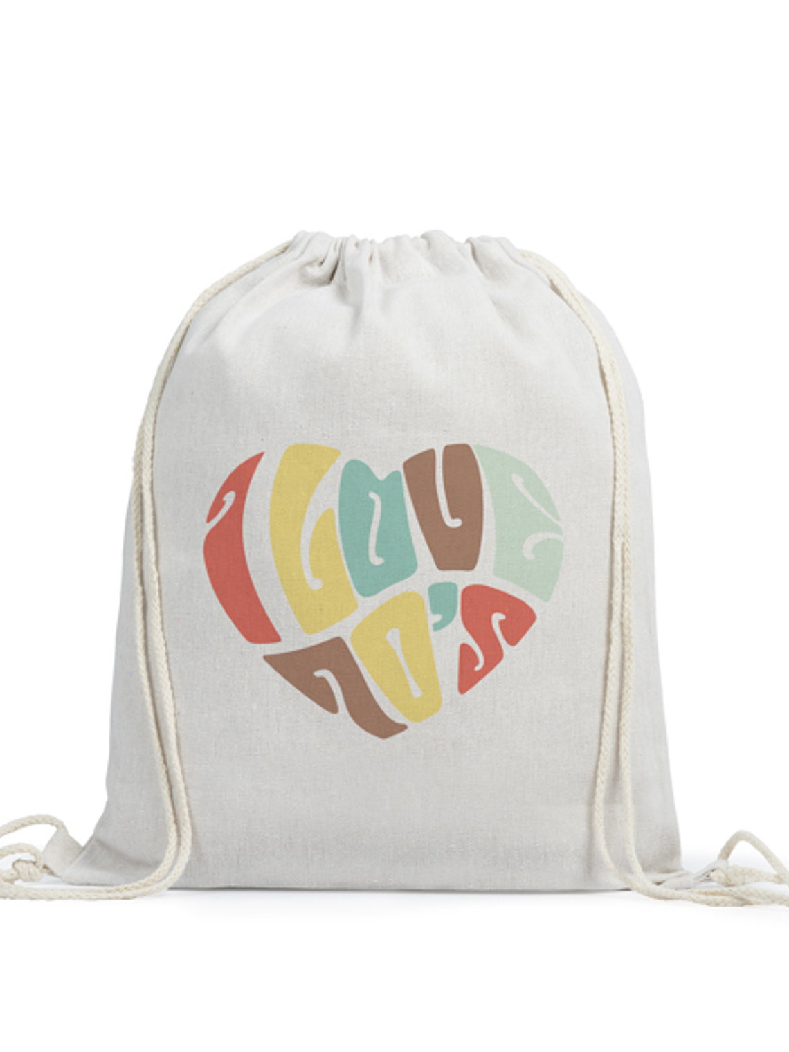 Mochila com Cordão Cru - Personalizada 2