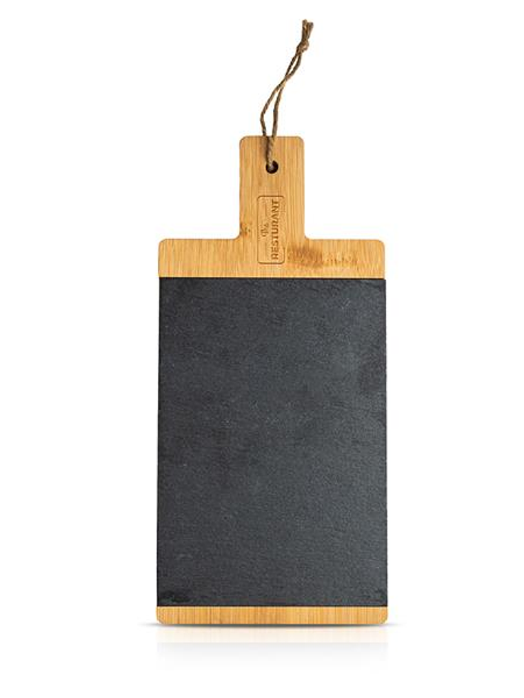 Tábua em Bambu com Ardósia Personalizada 2