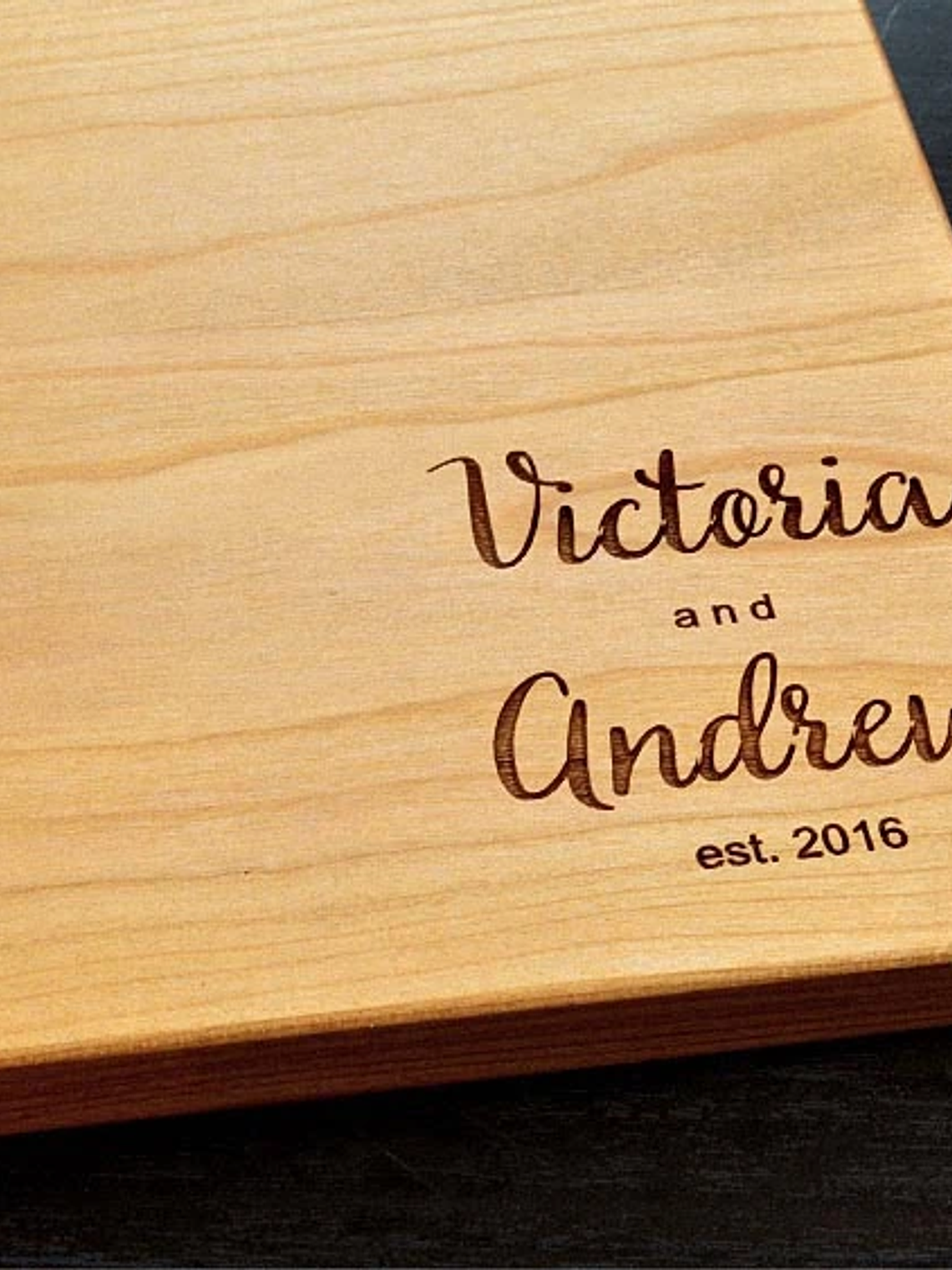 Tábua em Bambu 15*20cm Personalizada 2