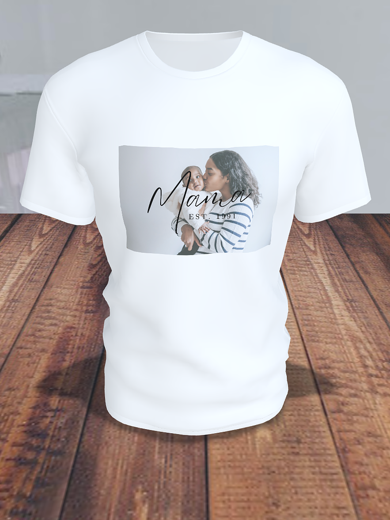 T-shirt Dia Da Mãe - Est. 1