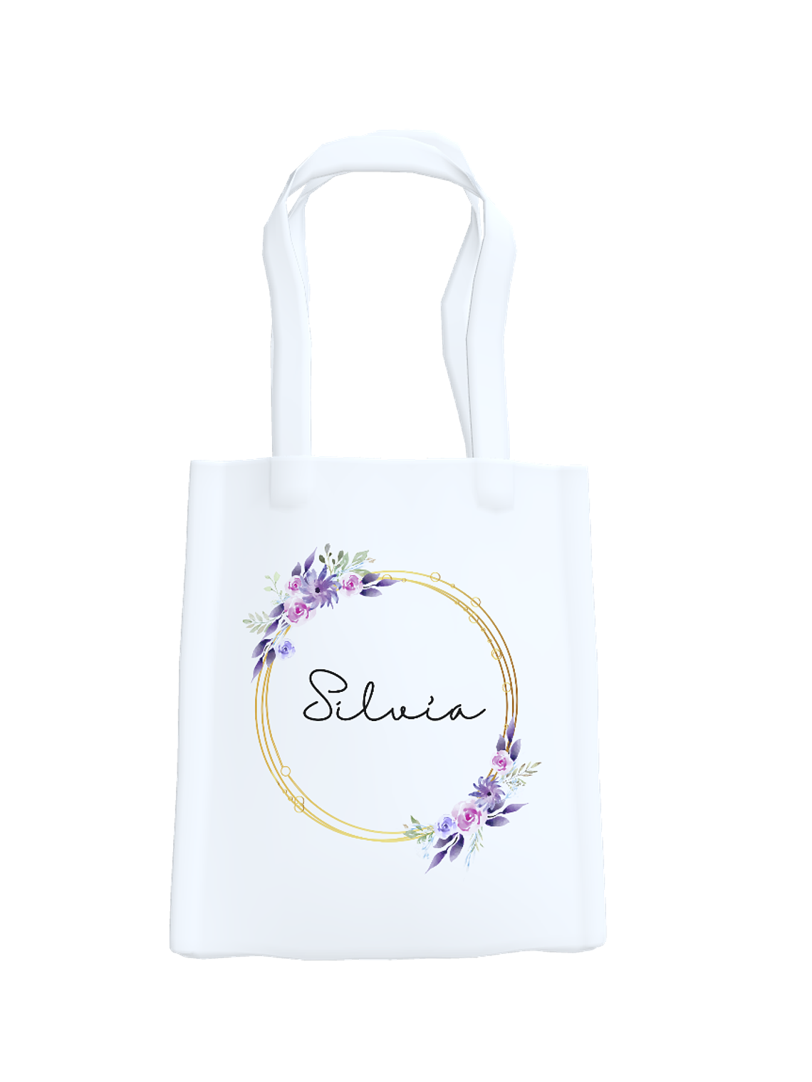 Saco de Alças / Tote Bag Cru Dia da Mãe - Nome 1